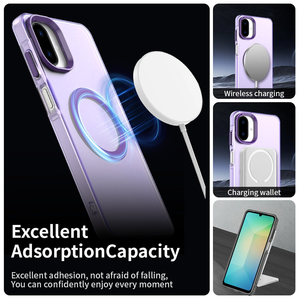 MagSafe futrola za Samsung Galaxy A07 4G A075, Techsuit, CandyCase, Ljubičasta