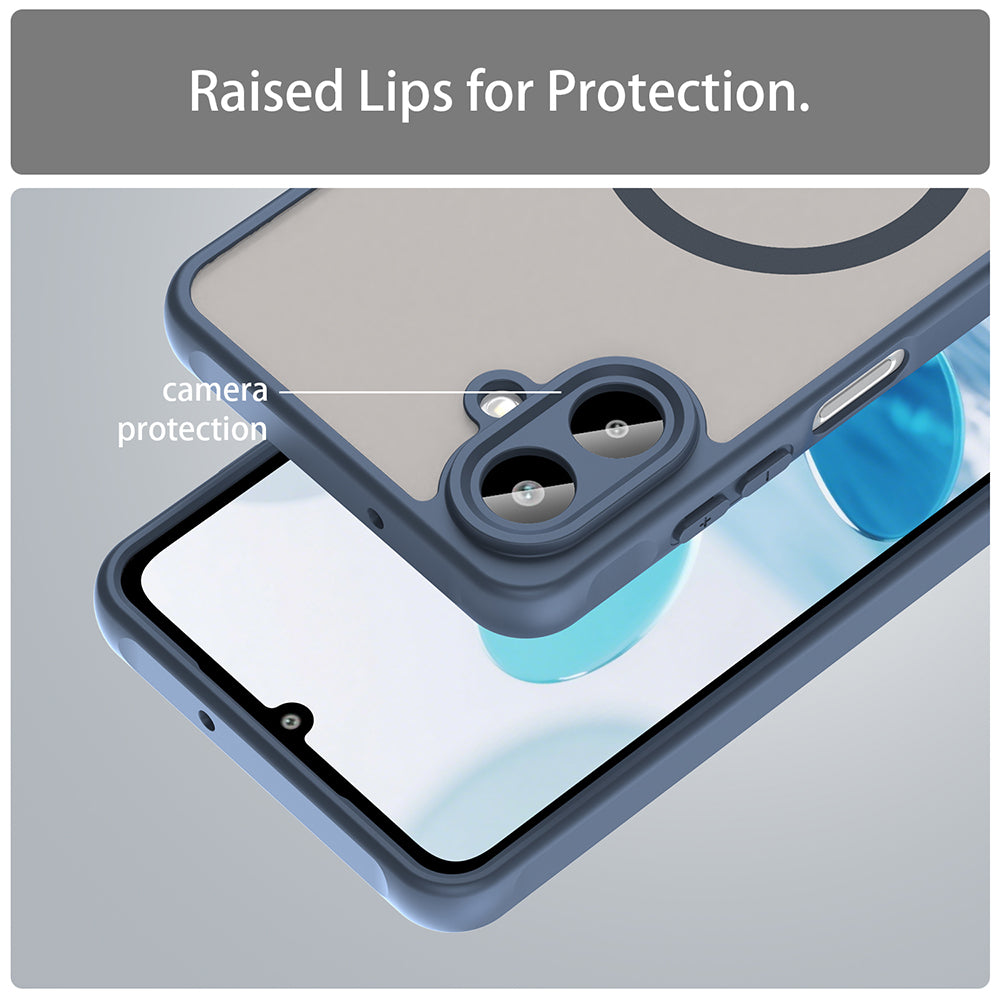 MagSafe futrola za Samsung Galaxy A07 4G A075, Techsuit, HaloFrost II, Tamnoplava