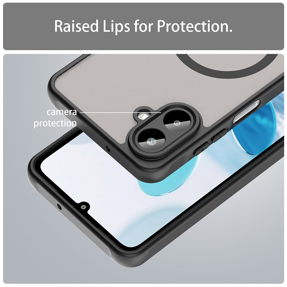 MagSafe futrola za Samsung Galaxy A07 4G A075, Techsuit, HaloFrost II, Crna