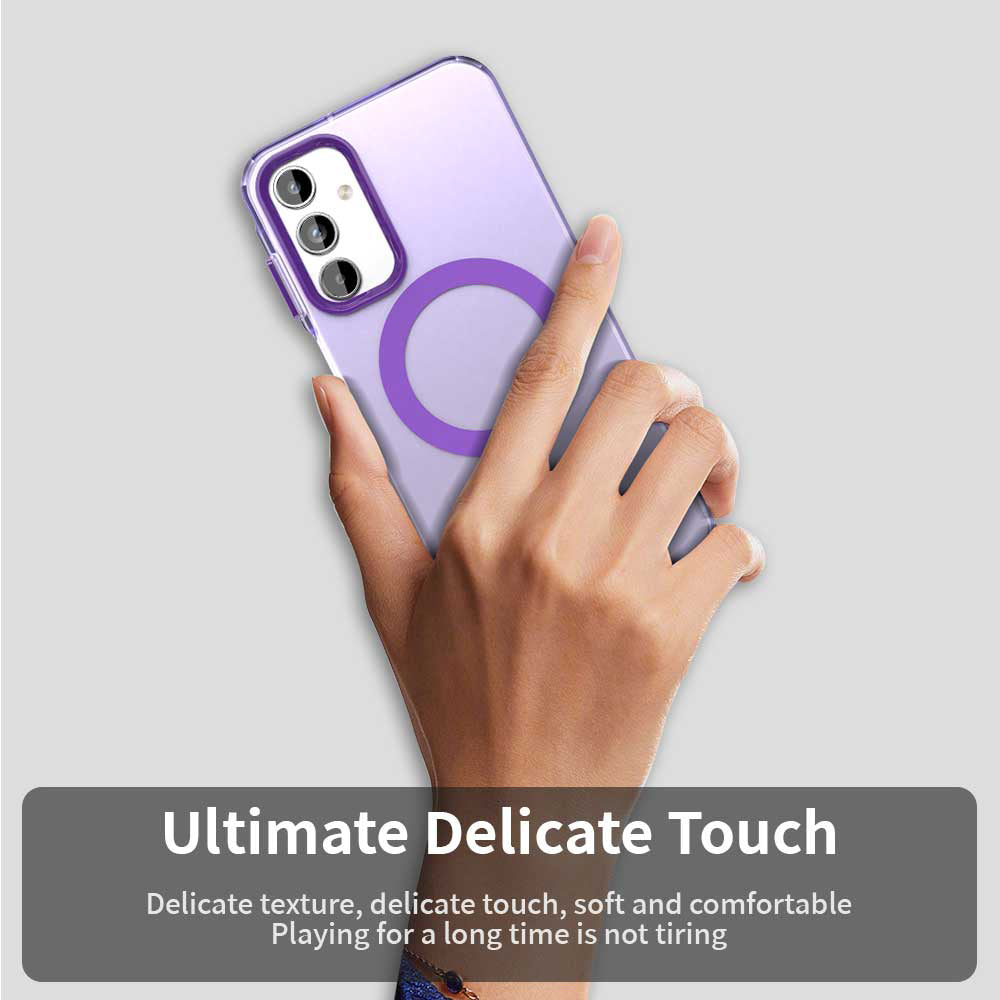 MagSafe futrola za Samsung Galaxy A15 5G A156 / A15 A155, Techsuit, CandyCase, Ljubičasta