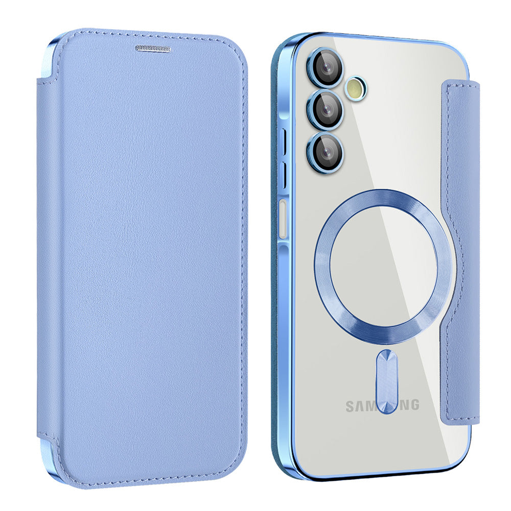 MagSafe futrola za Samsung Galaxy A15 5G A156 / A15 A155, Techsuit, SmartMag Book, Plava