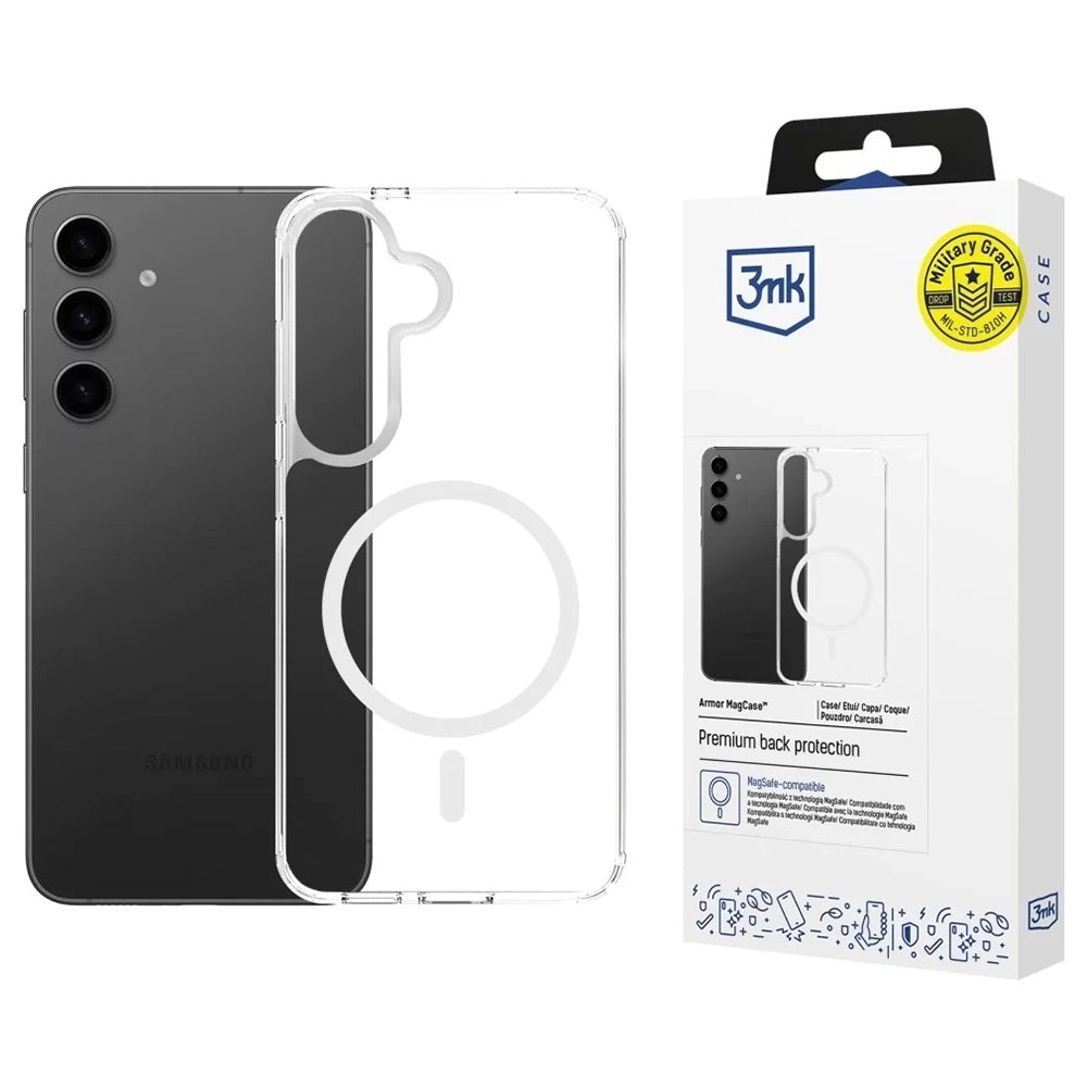 MagSafe futrola za Samsung Galaxy A16 5G A166 / A16 4G A165, 3MK, Armor MagCase, Providna