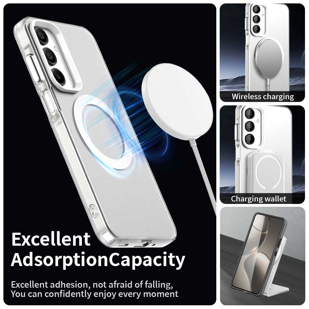 MagSafe futrola za Samsung Galaxy A16 5G A166 / A16 4G A165, Techsuit, CandyCase, Bela