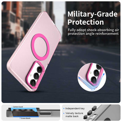 MagSafe futrola za Samsung Galaxy A16 5G A166 / A16 4G A165, Techsuit, CandyCase, Roze