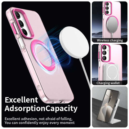 MagSafe futrola za Samsung Galaxy A16 5G A166 / A16 4G A165, Techsuit, CandyCase, Roze