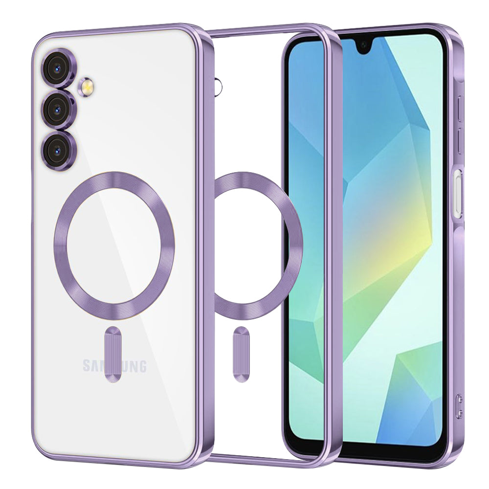 MagSafe futrola za Samsung Galaxy A16 5G A166 / A16 4G A165, Techsuit, Luxury Crystal, Svetlo Ljubičasta
