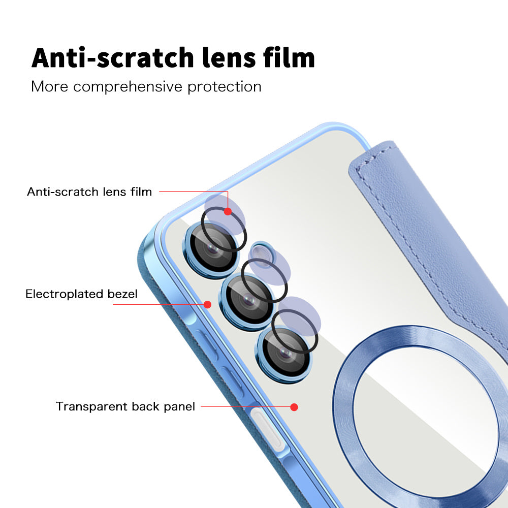 MagSafe futrola za Samsung Galaxy A16 5G A166 / A16 4G A165, Techsuit, SmartMag Book, Plava