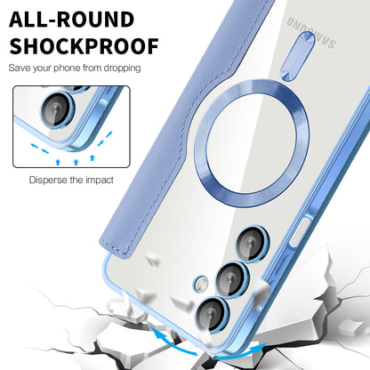 MagSafe futrola za Samsung Galaxy A16 5G A166 / A16 4G A165, Techsuit, SmartMag Book, Plava
