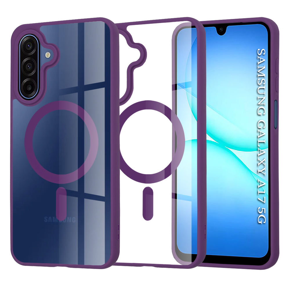 MagSafe futrola za Samsung Galaxy A17 4G / A17 5G, Techsuit, Pro, Ljubičasta