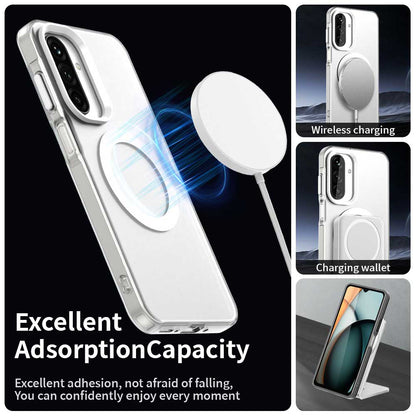 MagSafe futrola za Samsung Galaxy A17 5G, Techsuit, CandyCase, Bela