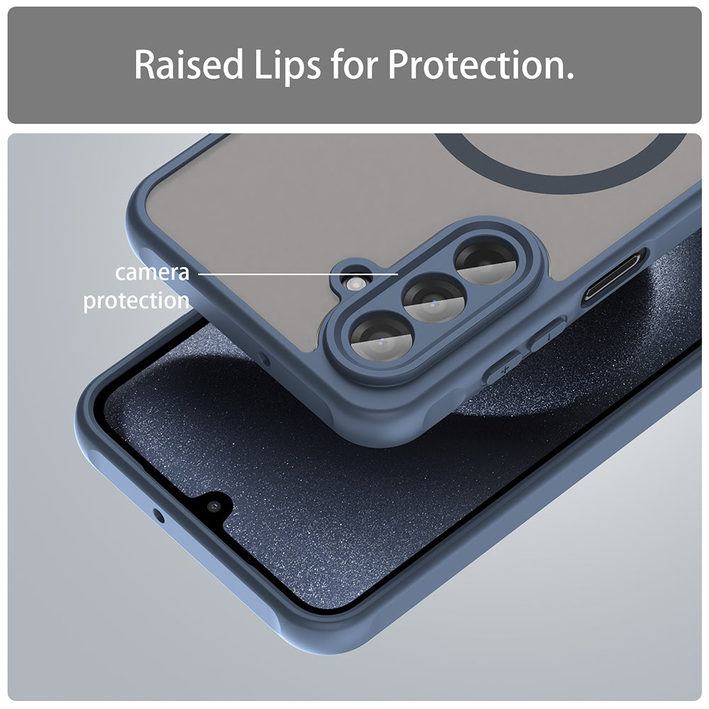 MagSafe futrola za Samsung Galaxy A17 5G, Techsuit, HaloFrost II, Tamnoplava