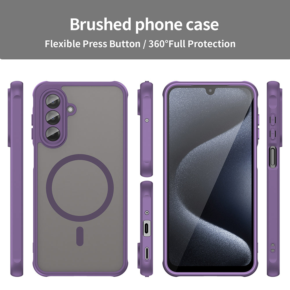 MagSafe futrola za Samsung Galaxy A17 5G, Techsuit, HaloFrost II, Ljubičasta