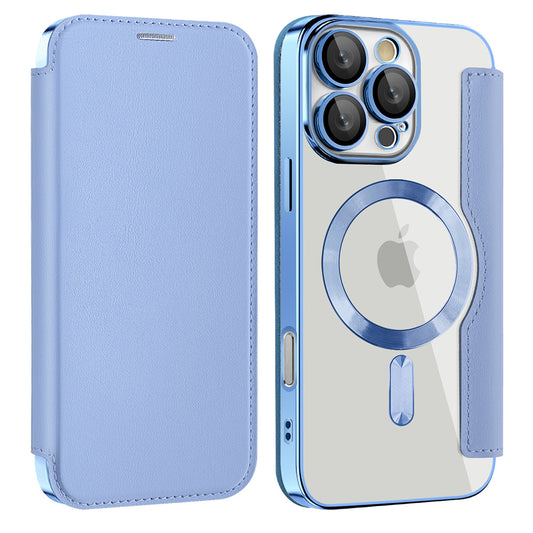 MagSafe futrola za Samsung Galaxy A17 5G, Techsuit, SmartMag Book, Plava
