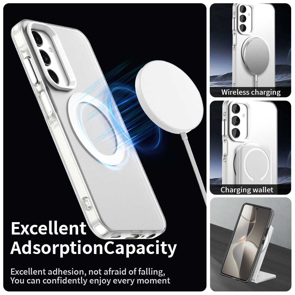 MagSafe futrola za Samsung Galaxy A25 A256, Techsuit, CandyCase, Bela