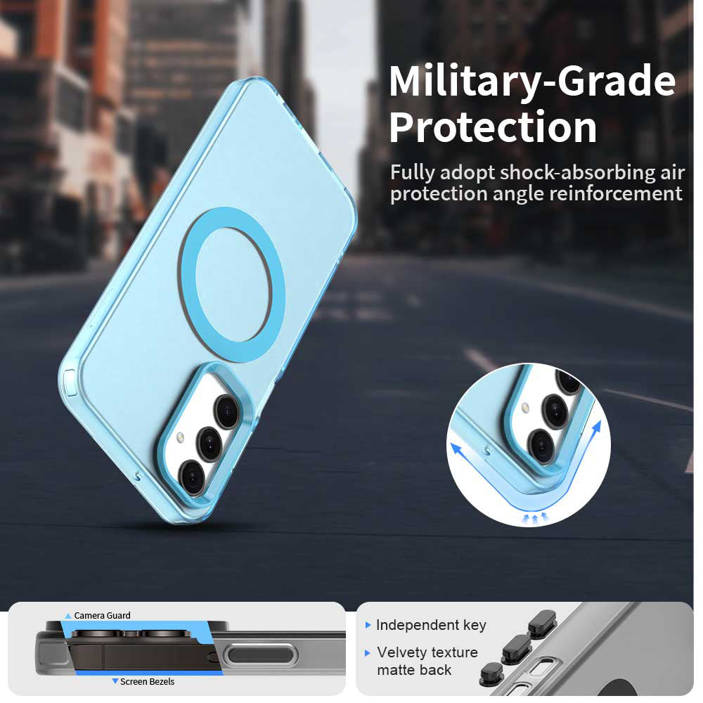 MagSafe futrola za Samsung Galaxy A25 A256, Techsuit, CandyCase, Plava