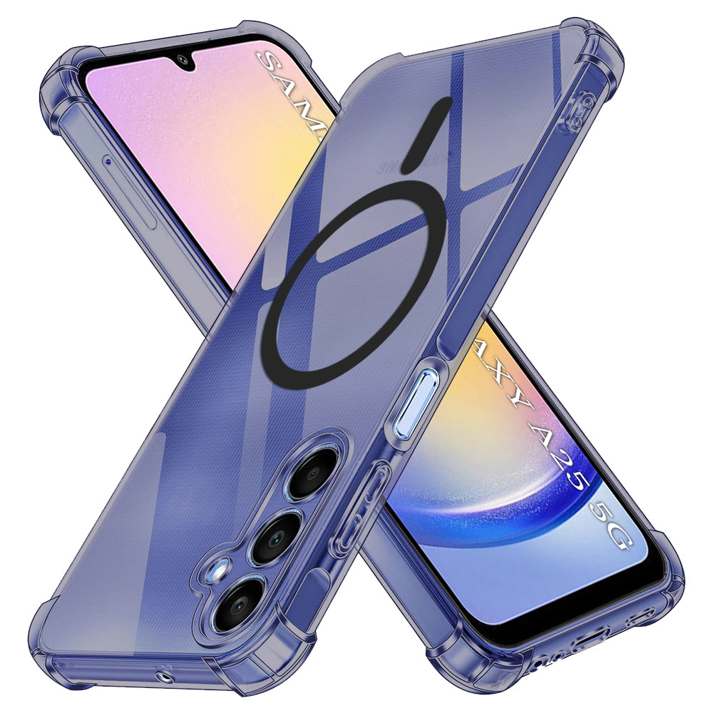 MagSafe futrola za Samsung Galaxy A25 A256, Techsuit, Shockproof Clear, Dimljena