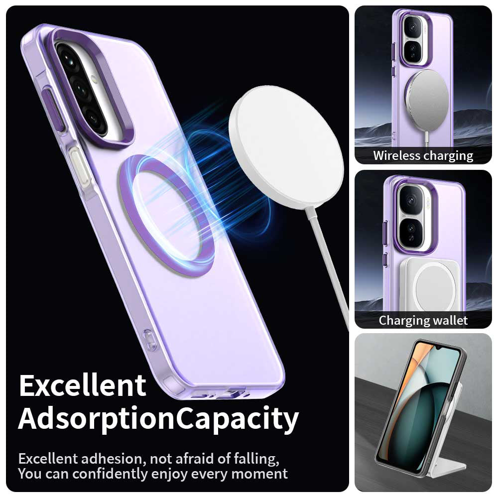 MagSafe futrola za Samsung Galaxy A26 A266, Techsuit, CandyCase, Ljubičasta