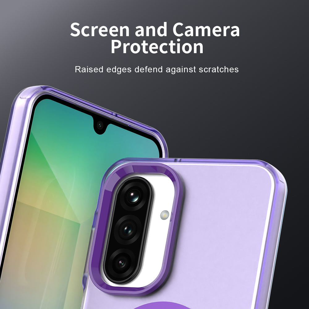 MagSafe futrola za Samsung Galaxy A26 A266, Techsuit, CandyCase, Ljubičasta