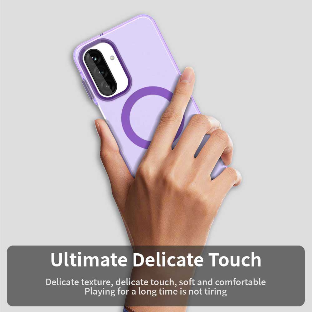 MagSafe futrola za Samsung Galaxy A26 A266, Techsuit, CandyCase, Ljubičasta