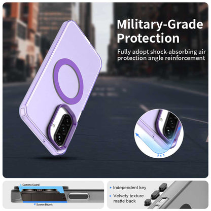 MagSafe futrola za Samsung Galaxy A26 A266, Techsuit, CandyCase, Ljubičasta