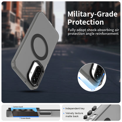 MagSafe futrola za Samsung Galaxy A26 A266, Techsuit, CandyCase, Crna
