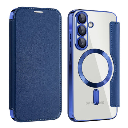 MagSafe futrola za Samsung Galaxy A26 A266, Techsuit, SmartMag Book, Plava