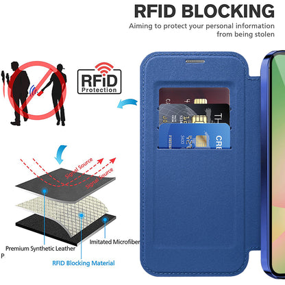 MagSafe futrola za Samsung Galaxy A26 A266, Techsuit, SmartMag Book, Plava