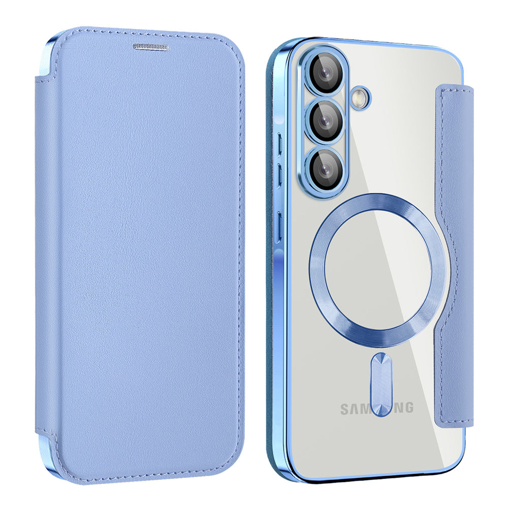 MagSafe futrola za Samsung Galaxy A26 A266, Techsuit, SmartMag Book, Plava