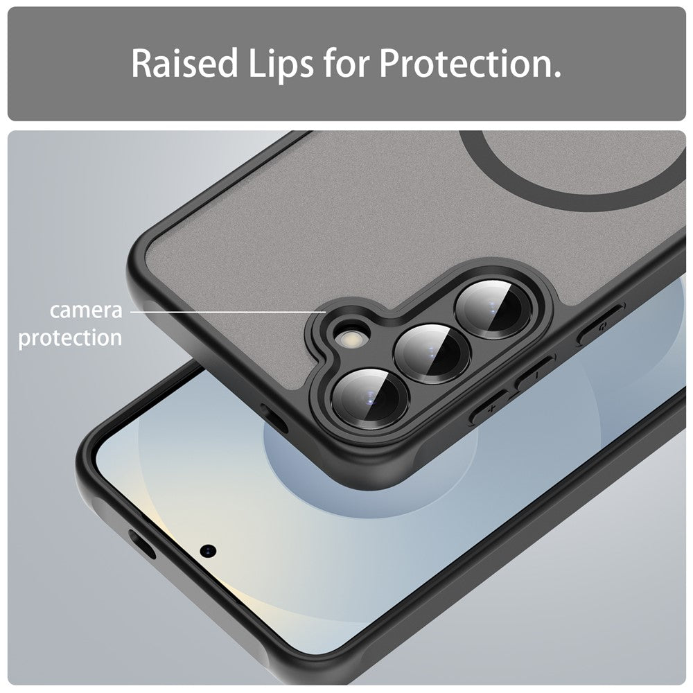 MagSafe futrola za Samsung Galaxy A27 5G, Techsuit, HaloFrost II, Crna