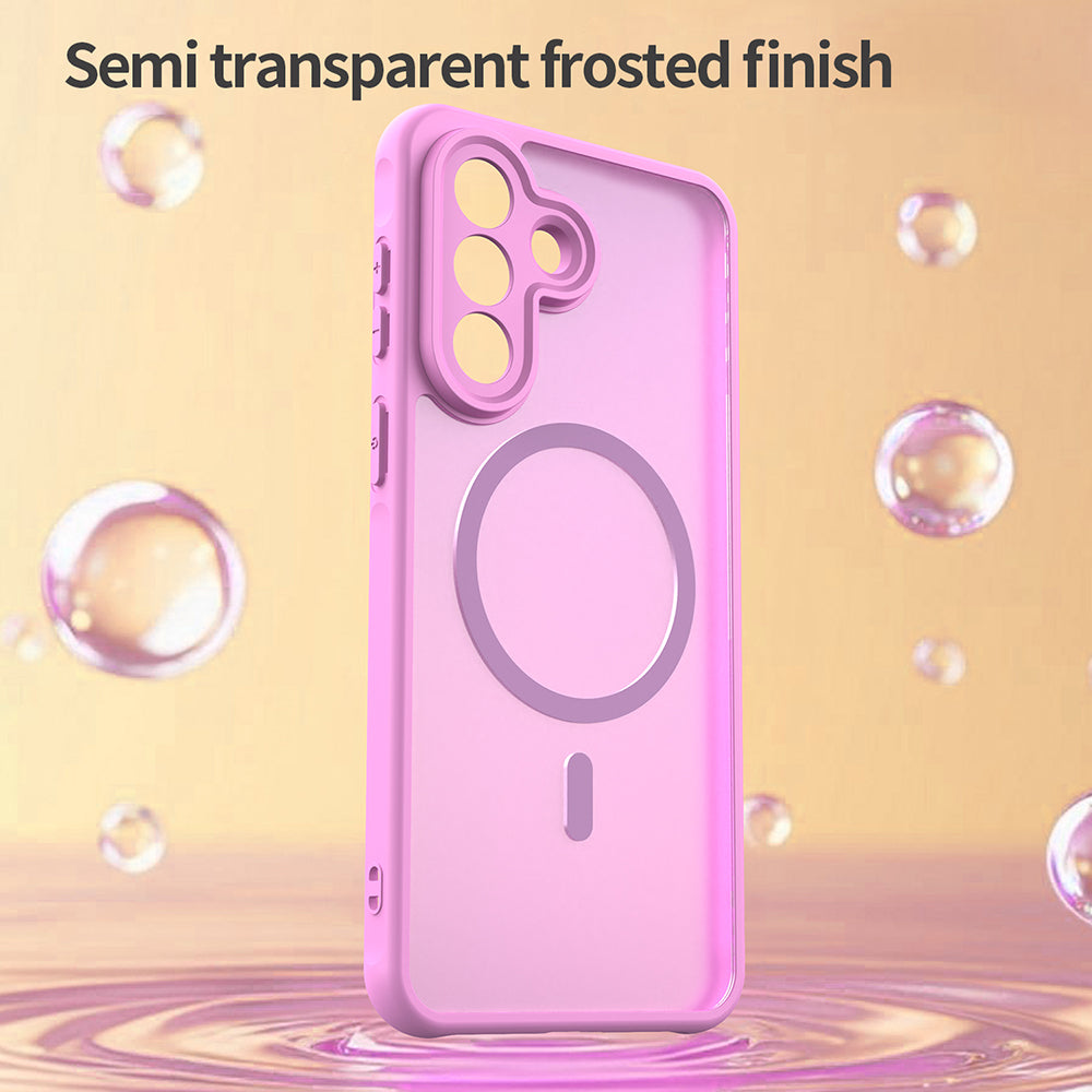 MagSafe futrola za Samsung Galaxy A27 5G, Techsuit, HaloFrost II, Roze