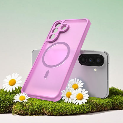 MagSafe futrola za Samsung Galaxy A27 5G, Techsuit, HaloFrost II, Roze