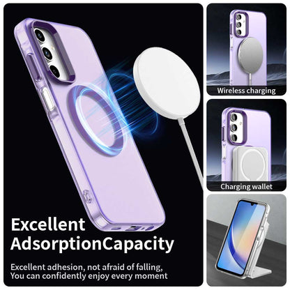 MagSafe futrola za Samsung Galaxy A35 5G A356, Techsuit, CandyCase, Ljubičasta