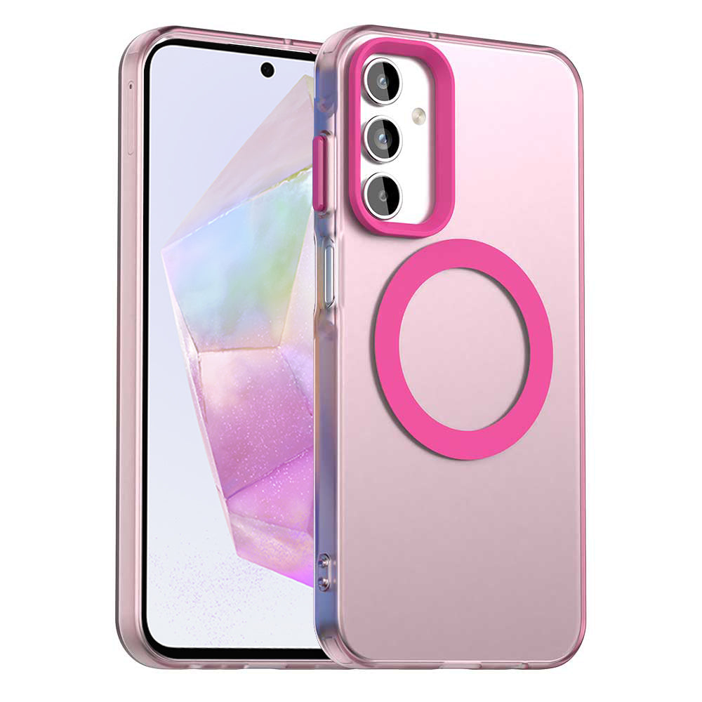 MagSafe futrola za Samsung Galaxy A35 5G A356, Techsuit, CandyCase, Roze