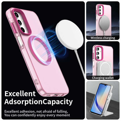 MagSafe futrola za Samsung Galaxy A35 5G A356, Techsuit, CandyCase, Roze