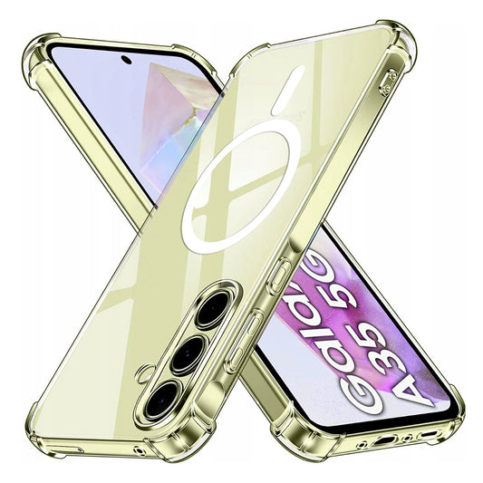 MagSafe futrola za Samsung Galaxy A35 5G A356, Techsuit, Otporna na udarce, Providna