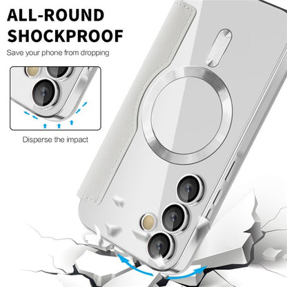 MagSafe futrola za Samsung Galaxy A35 5G A356, Techsuit, SmartMag Book, Siva