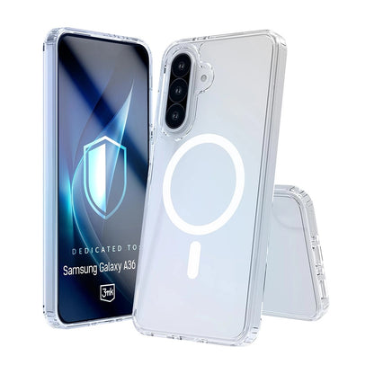 MagSafe futrola za Samsung Galaxy A36 A366, 3MK, Armor MagCase, Providna