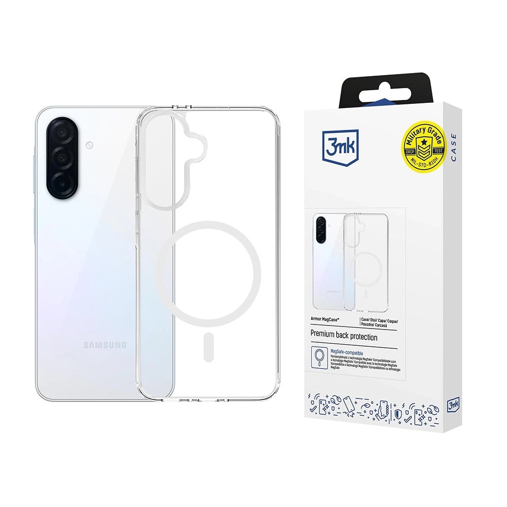 MagSafe futrola za Samsung Galaxy A36 A366, 3MK, Armor MagCase, Providna