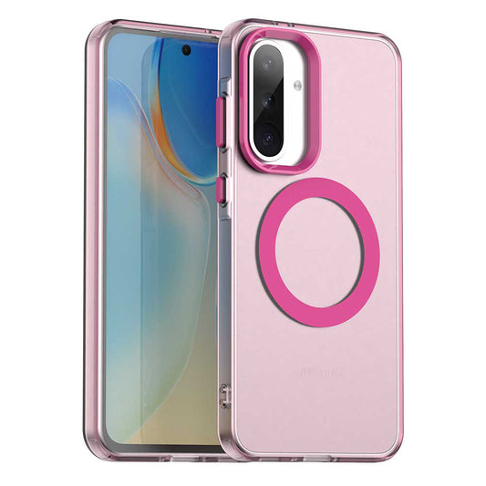 MagSafe futrola za Samsung Galaxy A36 A366, Techsuit, CandyCase, Roze