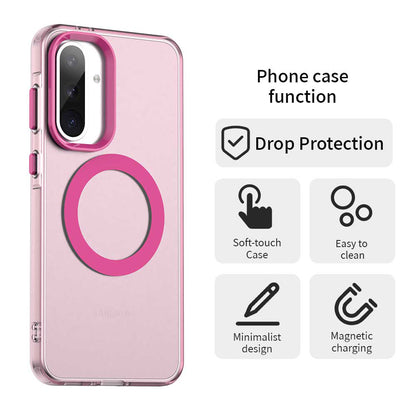 MagSafe futrola za Samsung Galaxy A36 A366, Techsuit, CandyCase, Roze