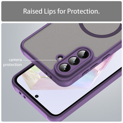 MagSafe futrola za Samsung Galaxy A36 A366, Techsuit, HaloFrost II, Ljubičasta