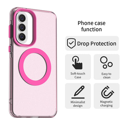 Futrola MagSafe za Samsung Galaxy A37 5G, Techsuit, CandyCase, Roze
