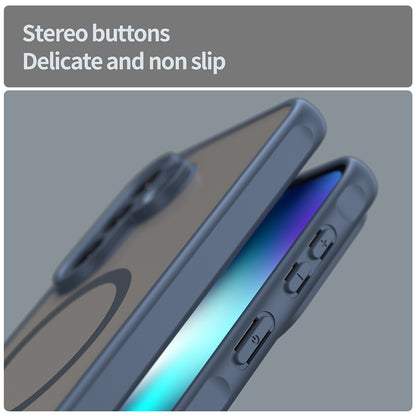 Futrola MagSafe za Samsung Galaxy A37 5G, Techsuit, HaloFrost II, Tamnoplava