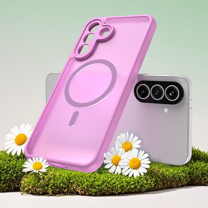 Futrola MagSafe za Samsung Galaxy A37 5G, Techsuit, HaloFrost II, Roze