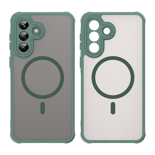 Futrola MagSafe za Samsung Galaxy A37 5G, Techsuit, HaloFrost II, Zelena