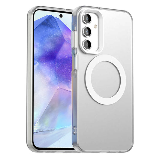 MagSafe futrola za Samsung Galaxy A55 5G A556, Techsuit, CandyCase, Bela
