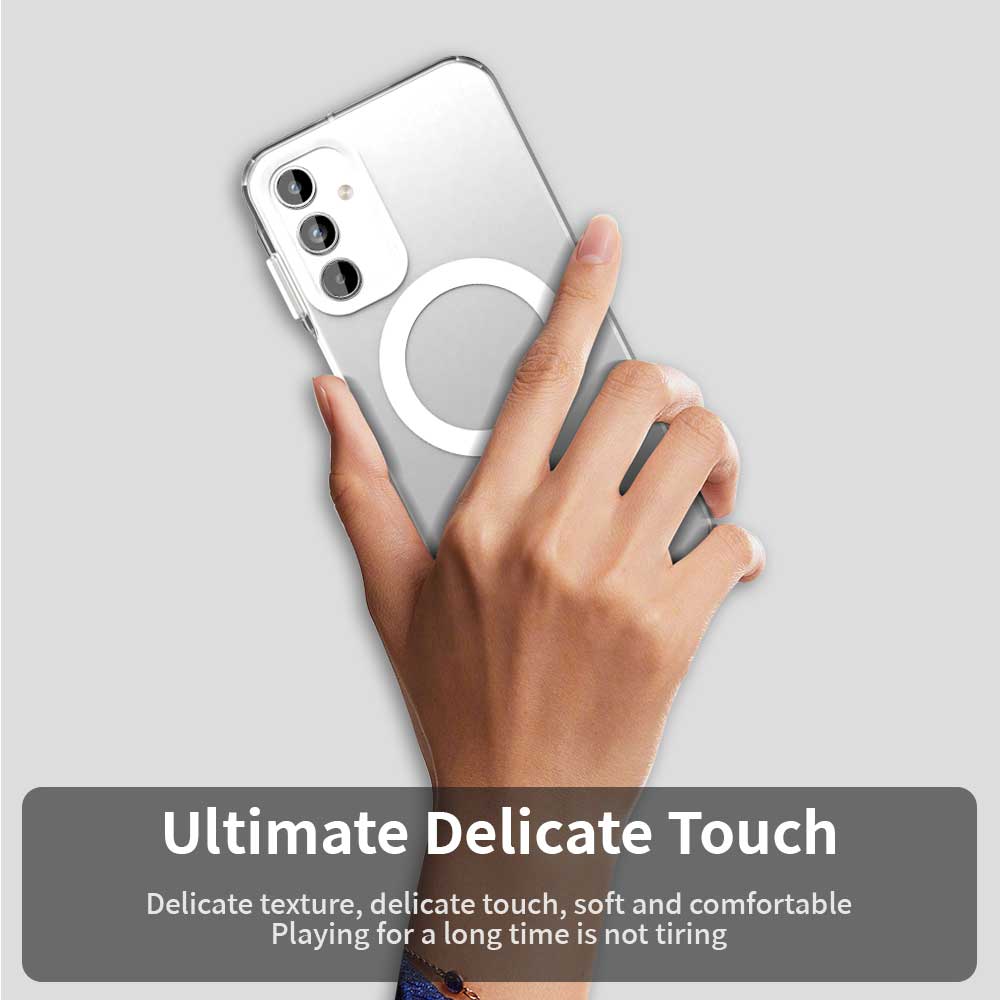 MagSafe futrola za Samsung Galaxy A55 5G A556, Techsuit, CandyCase, Bela