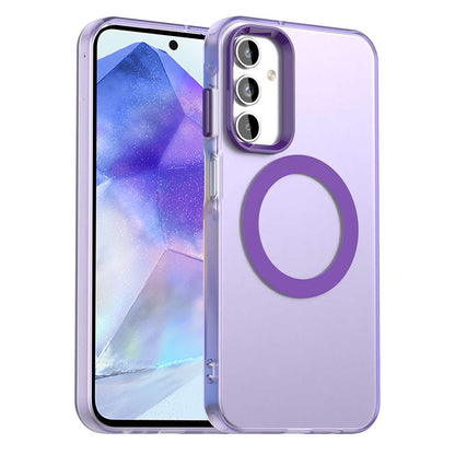 MagSafe futrola za Samsung Galaxy A55 5G A556, Techsuit, CandyCase, Ljubičasta