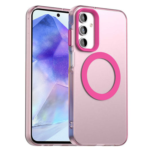 MagSafe futrola za Samsung Galaxy A55 5G A556, Techsuit, CandyCase, Roze