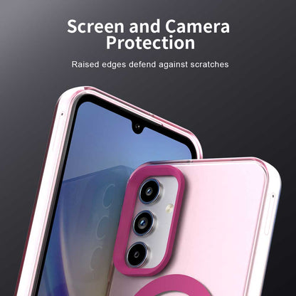 MagSafe futrola za Samsung Galaxy A55 5G A556, Techsuit, CandyCase, Roze
